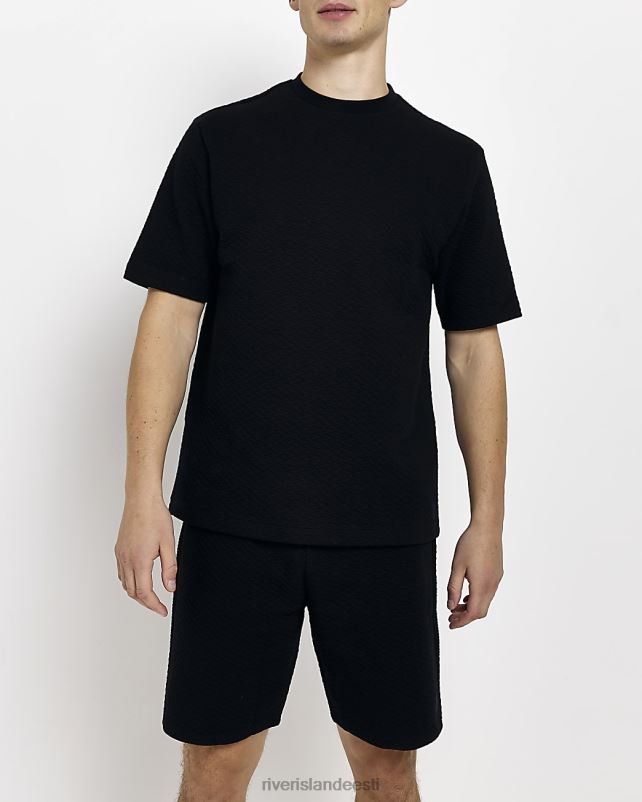 kehakate must mehed River Island tavaline tepitud salongikomplekt 44TLL3119