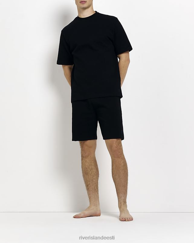 kehakate must mehed River Island tavaline tepitud salongikomplekt 44TLL3119