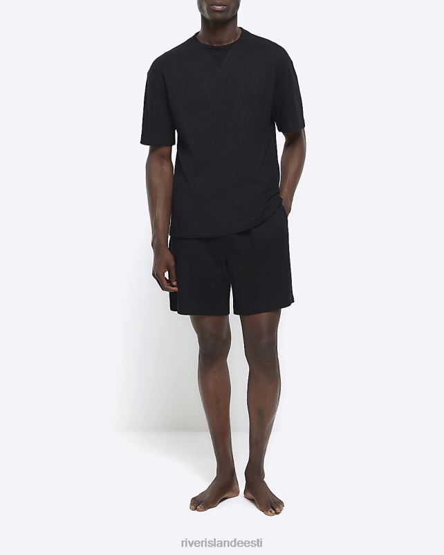 kehakate must mehed River Island tavalised vahvliga salongipüksid 44TLL5468