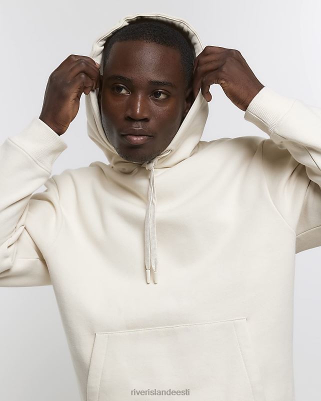 kehakate ekru mehed River Island tavaline hoodie 44TLL2367