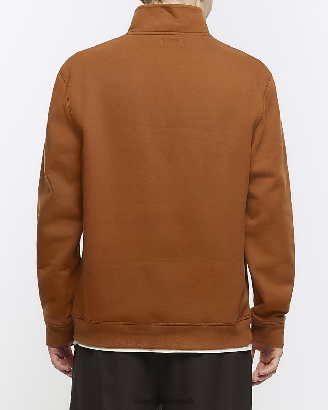 kehakate oranž mehed River Island tavalise sobivusega lehtriga dressipluus 44TLL2541