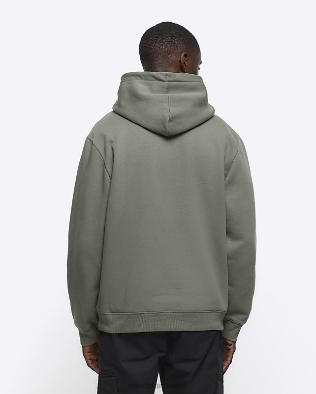 kehakate roheline mehed River Island tavaline hoodie 44TLL2370