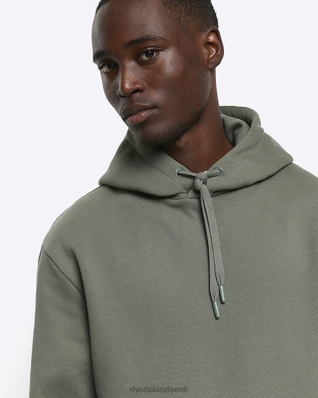 kehakate roheline mehed River Island tavaline hoodie 44TLL2370