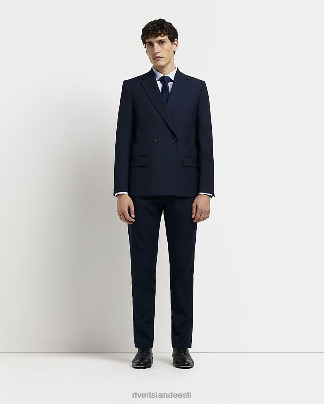 kehakate helesinine mehed River Island slim fit smart särk 44TLL2546