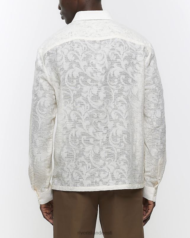 kehakate kivi mehed River Island tavalise sobivusega žakaarpitsist särk 44TLL2615