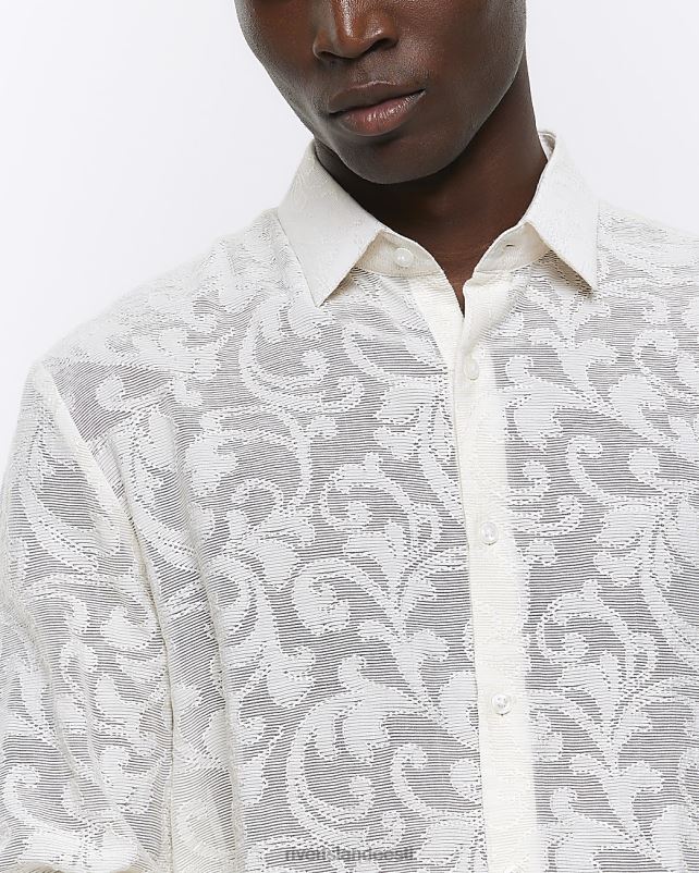 kehakate kivi mehed River Island tavalise sobivusega žakaarpitsist särk 44TLL2615