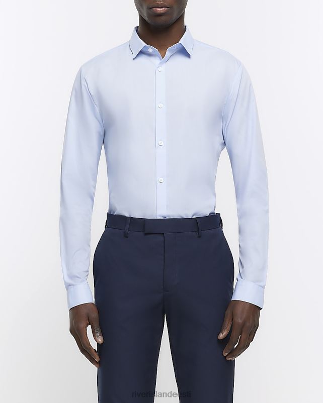 kehakate sinine mehed River Island slim fit mitmikpakk 5 nutikas särgis 44TLL3061