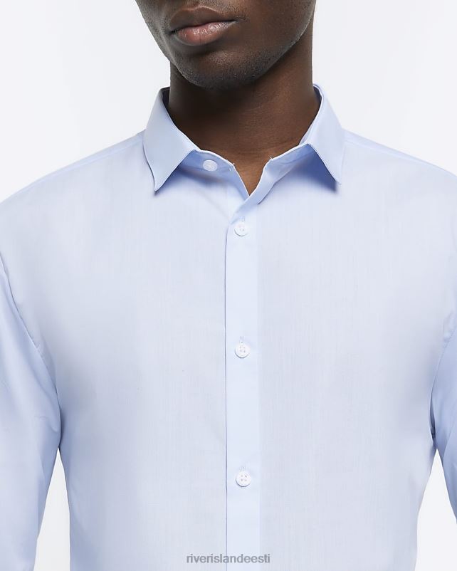 kehakate sinine mehed River Island slim fit mitmikpakk 5 nutikas särgis 44TLL3061