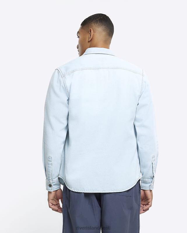 kehakate sinine mehed River Island tavalise sobivusega teksasärk 44TLL2757