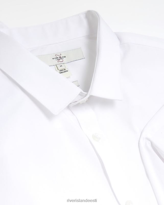 kehakate valge mehed River Island slim fit mitmikpakk 3 nutikas särgis 44TLL5768