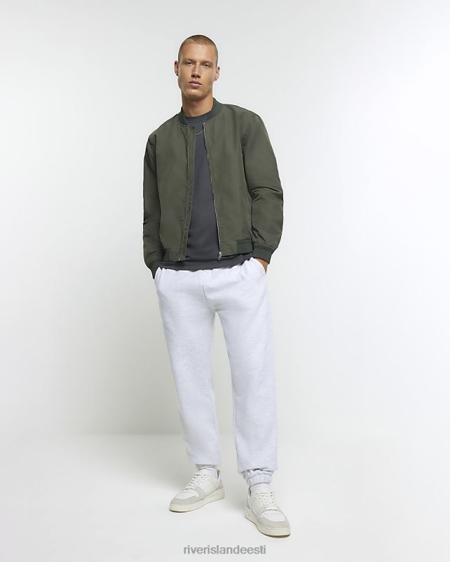 kehakate hall mehed River Island slim fit t-särk 44TLL2439