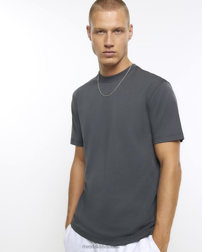 kehakate hall mehed River Island slim fit t-särk 44TLL2439