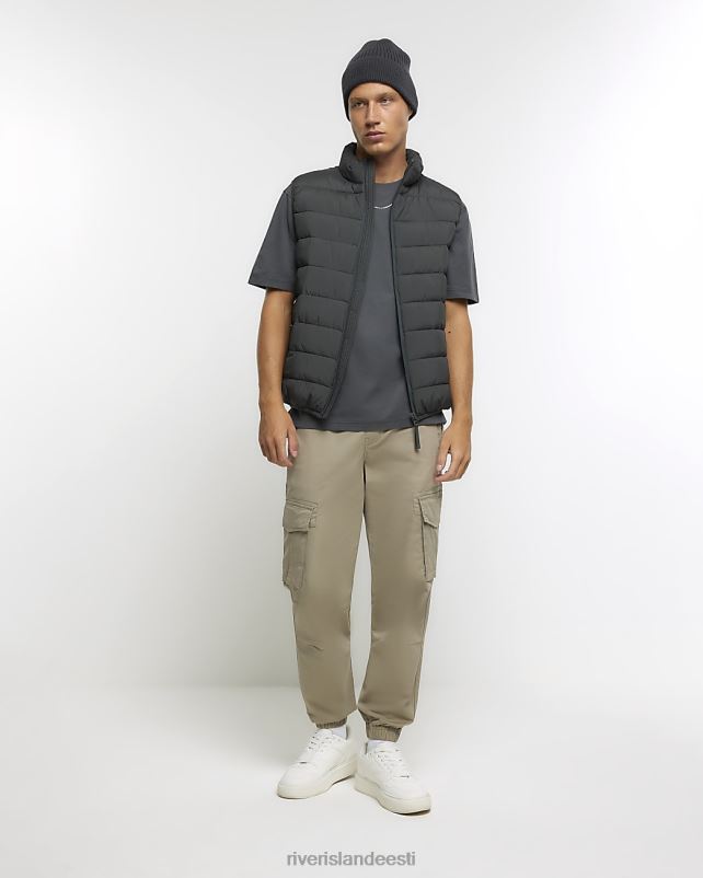 kehakate hall mehed River Island tavalise vormiga t-särk 44TLL2519