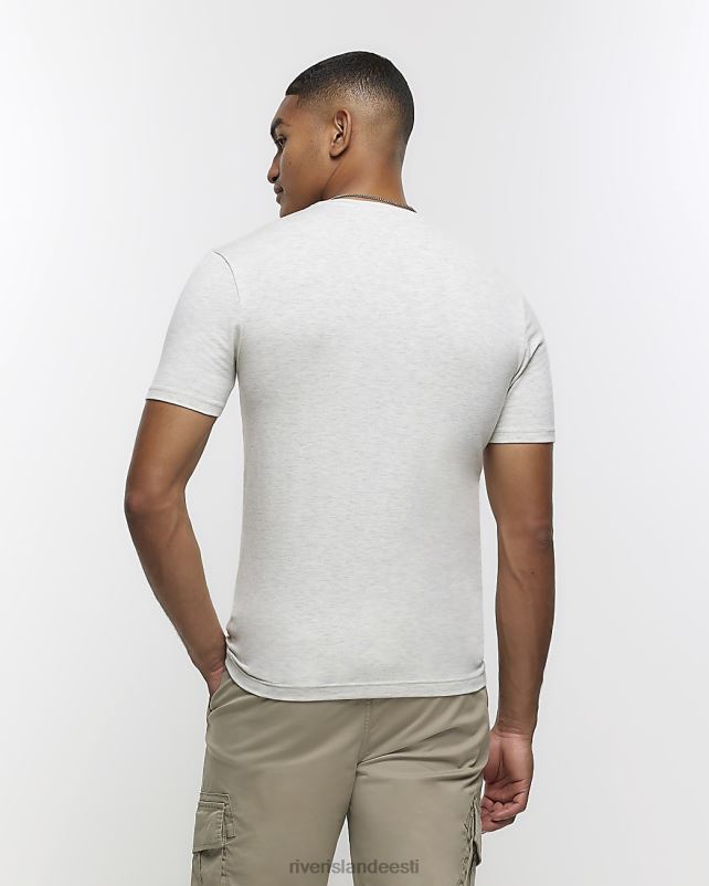 kehakate helehall mehed River Island lihaseline t-särk 44TLL2332