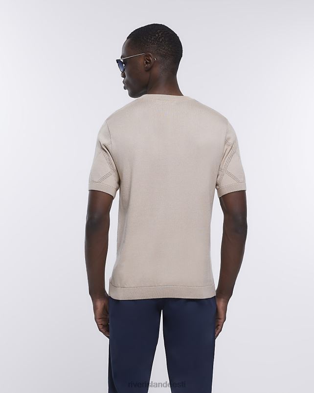 kehakate kivi mehed River Island slim fit argyle kootud T-särk 44TLL3086