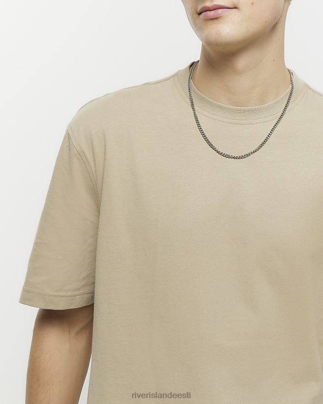 kehakate kivi mehed River Island tavalise vormiga t-särk 44TLL2522