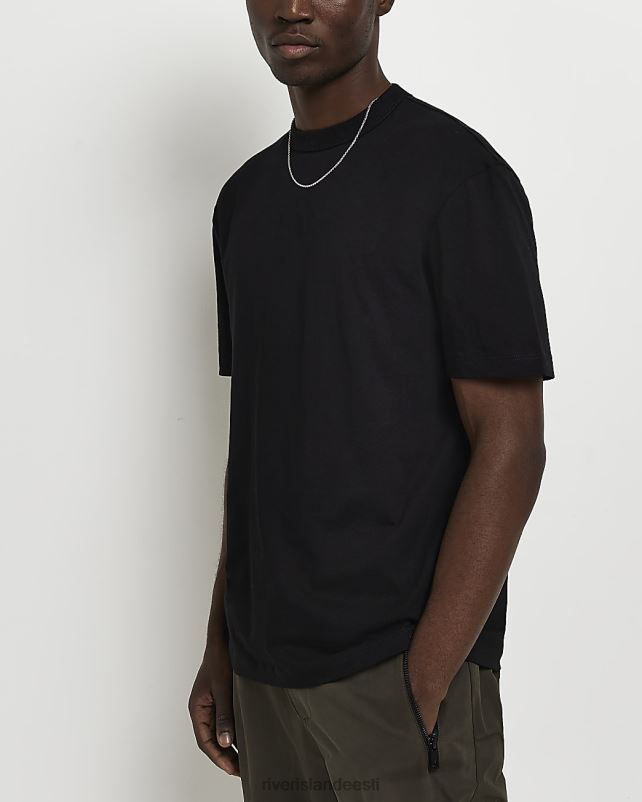 kehakate must mehed River Island mitmikpakis 5 tavalist t-särki 44TLL2446