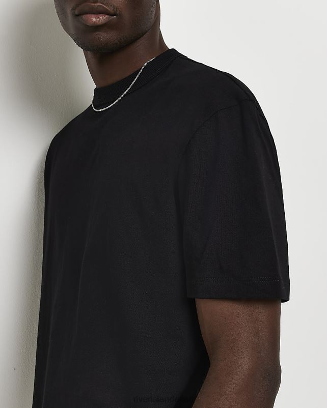 kehakate must mehed River Island mitmikpakis 5 tavalist t-särki 44TLL2446