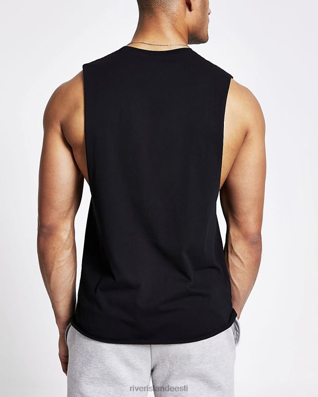 kehakate must mehed River Island tavalise sobivusega vest 44TLL2596