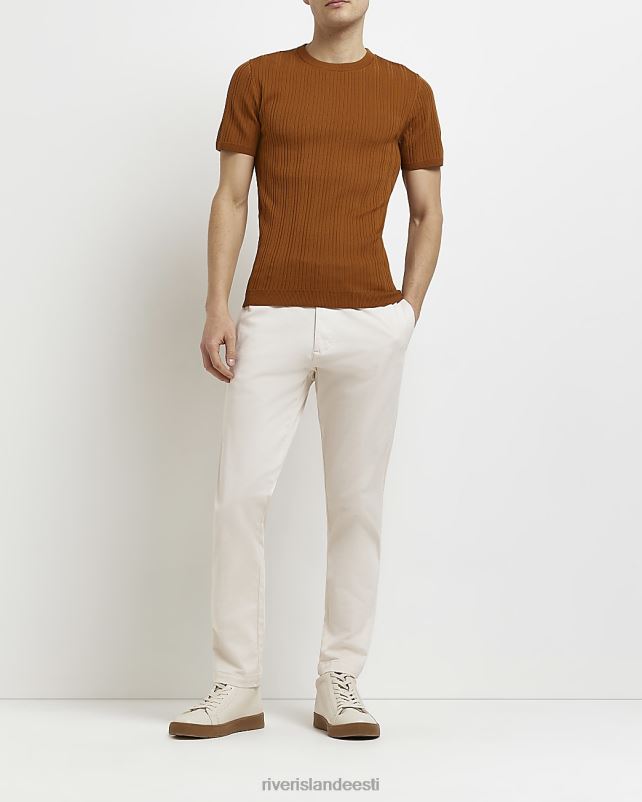 kehakate rooste mehed River Island lihaseline kootud t-särk 44TLL3132