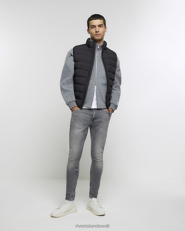 kehakate hall mehed River Island pihusta ülikiiretele teksadele 44TLL2475