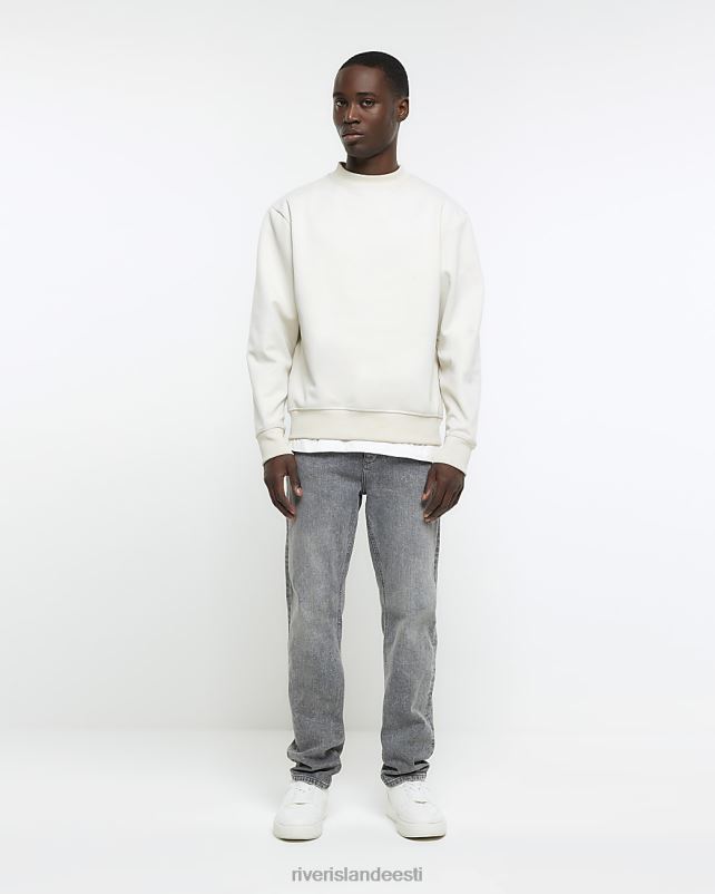 kehakate hall mehed River Island slim fit pleekinud teksad 44TLL2905