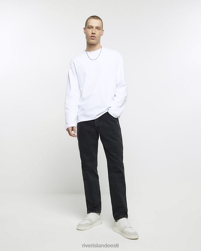 kehakate must mehed River Island kitsenevad teksapüksid 44TLL2927