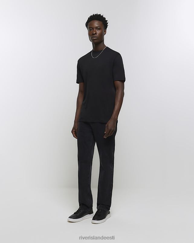 kehakate must mehed River Island sirgjoonelised teksad 44TLL5443