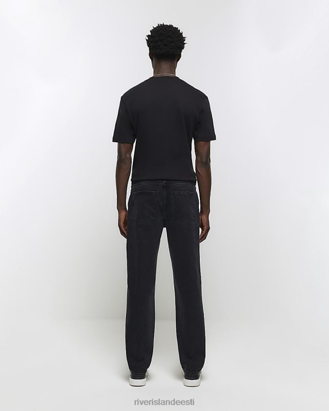 kehakate must mehed River Island sirgjoonelised teksad 44TLL5443