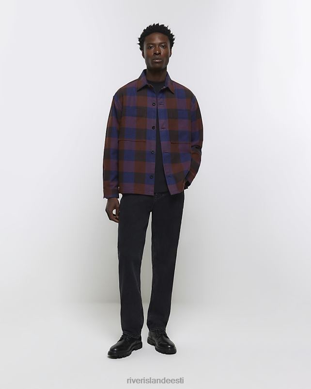 kehakate must mehed River Island sirgjoonelised teksad 44TLL5443