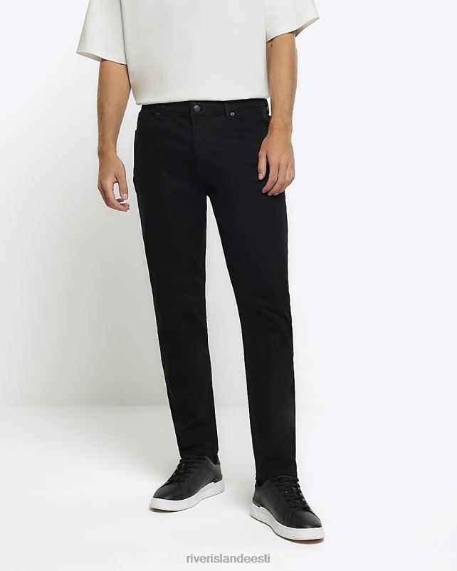 kehakate must mehed River Island slim fit teksad 44TLL2320