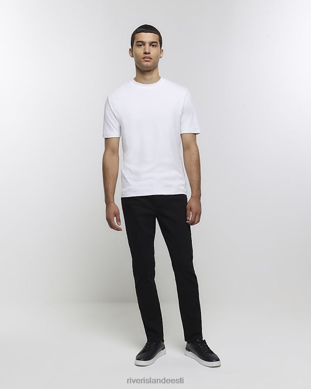 kehakate must mehed River Island slim fit teksad 44TLL2321