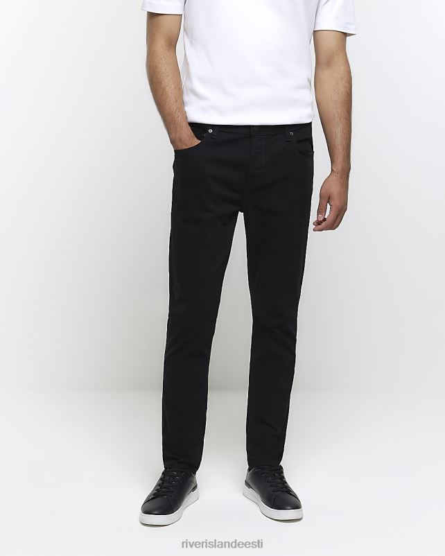 kehakate must mehed River Island slim fit teksad 44TLL2321