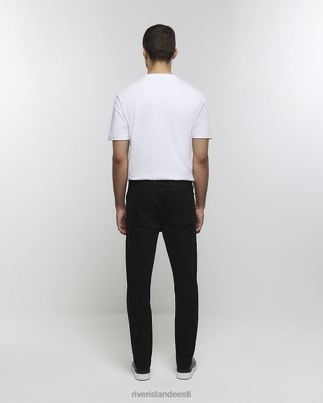 kehakate must mehed River Island slim fit teksad 44TLL2321