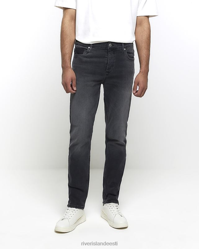 kehakate must mehed River Island slim fit teksad 44TLL5423