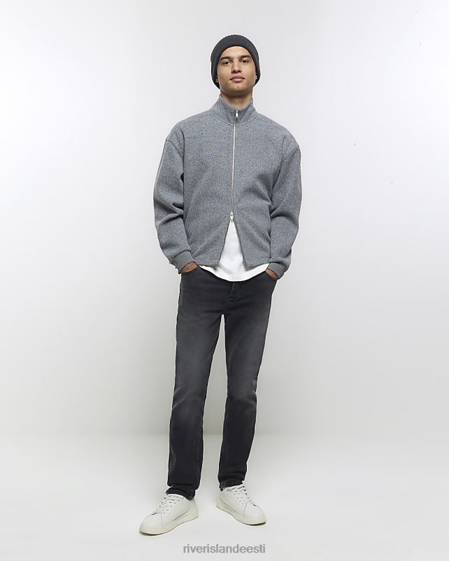 kehakate must mehed River Island slim fit teksad 44TLL5423