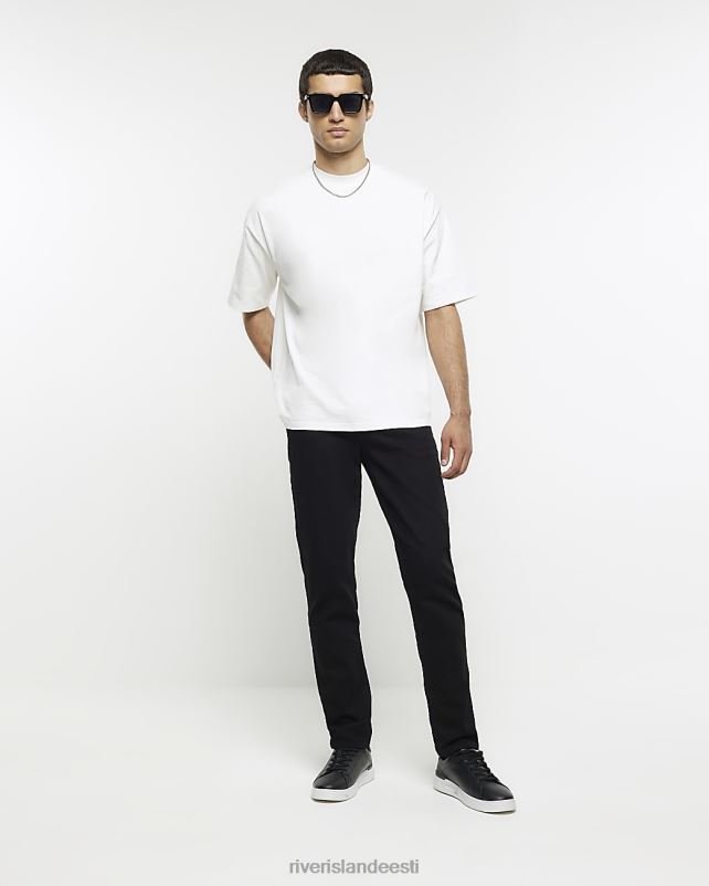 kehakate must mehed River Island slim fit teksad 44TLL5636