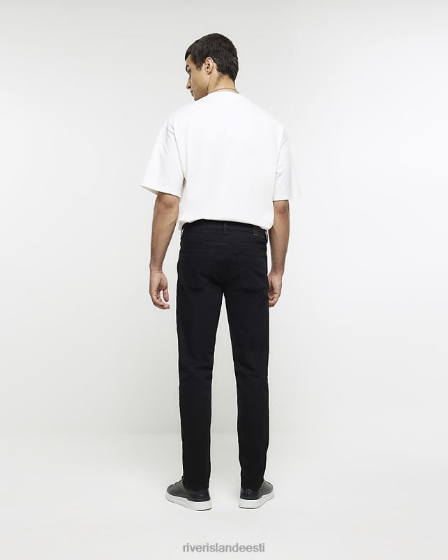 kehakate must mehed River Island slim fit teksad 44TLL5636