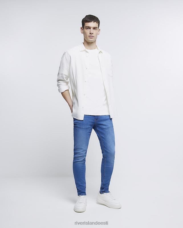 kehakate sinine mehed River Island kitsad teksad 44TLL2466