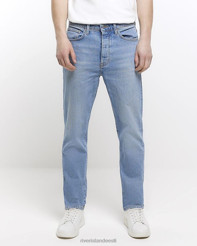 kehakate sinine mehed River Island kitsenevad teksapüksid 44TLL2930
