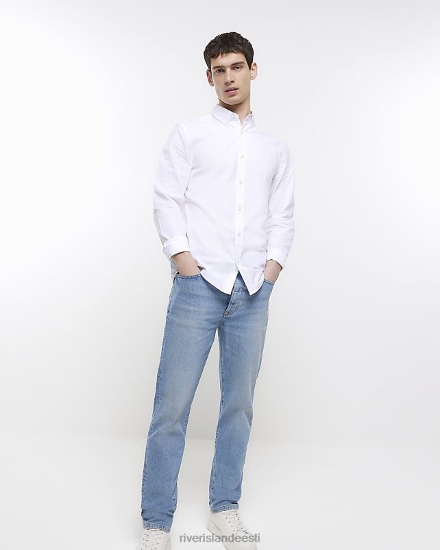 kehakate sinine mehed River Island kitsenevad teksapüksid 44TLL2930