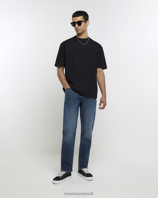 kehakate sinine mehed River Island sirgjoonelised teksad 44TLL5615