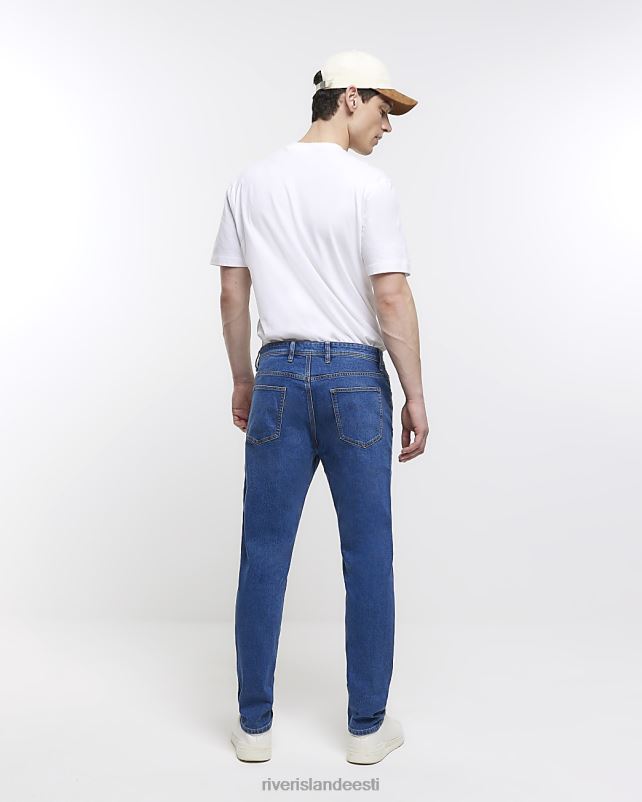 kehakate sinine mehed River Island slim fit teksad 44TLL2322
