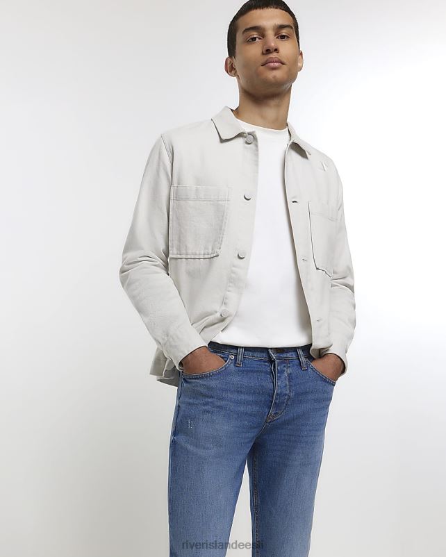 kehakate sinine mehed River Island slim fit teksad 44TLL2500