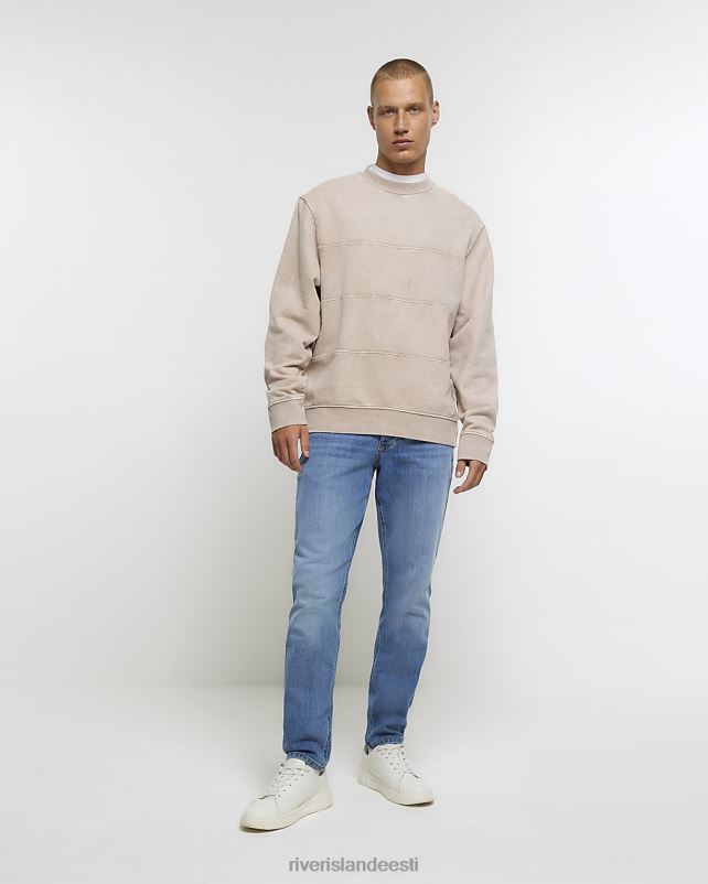 kehakate sinine mehed River Island slim fit teksad 44TLL2640