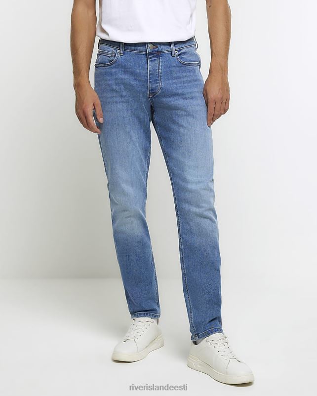 kehakate sinine mehed River Island slim fit teksad 44TLL2640