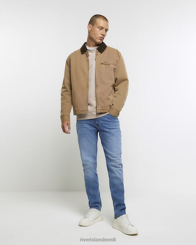 kehakate sinine mehed River Island slim fit teksad 44TLL2640