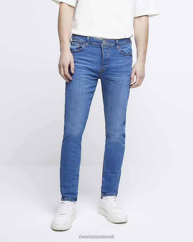 kehakate sinine mehed River Island slim fit teksad 44TLL2641