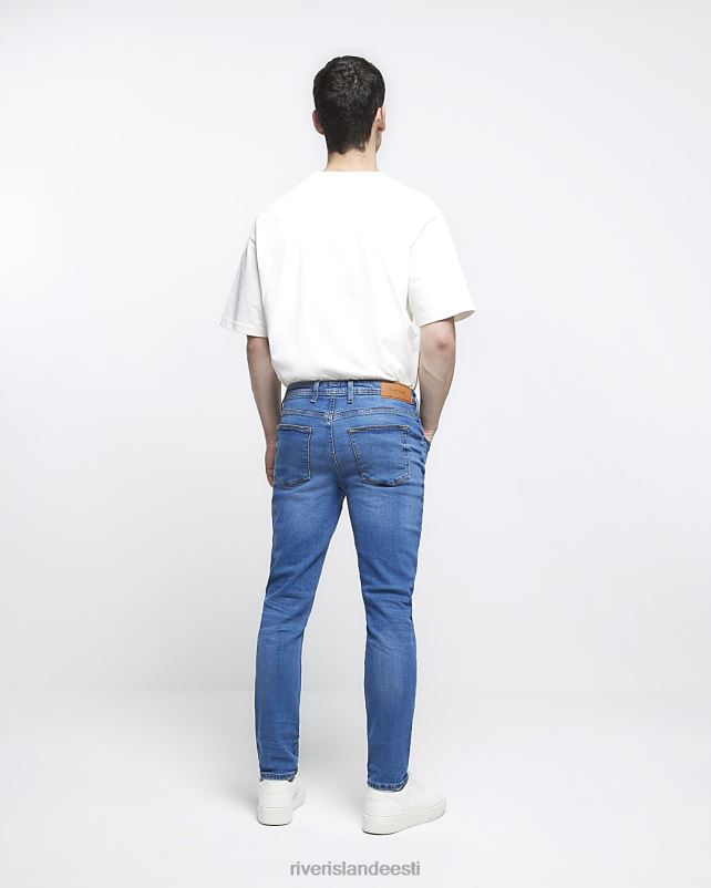 kehakate sinine mehed River Island slim fit teksad 44TLL2641
