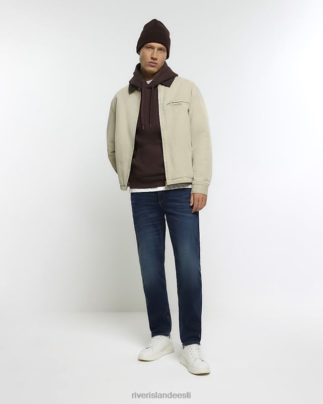 kehakate sinine mehed River Island slim fit teksad 44TLL2643